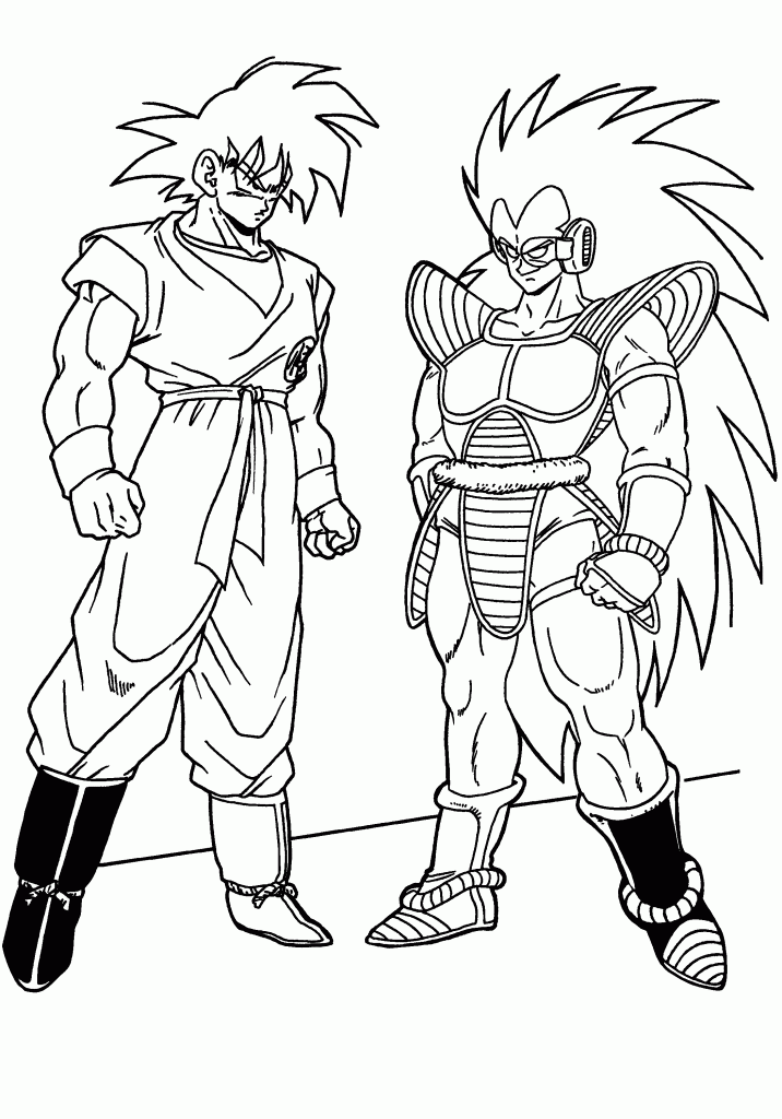 Dragonball Z Color Pages