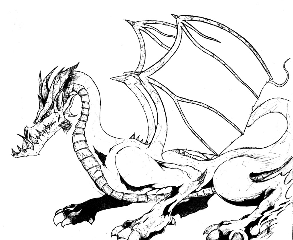 Dragon Free Coloring Pages