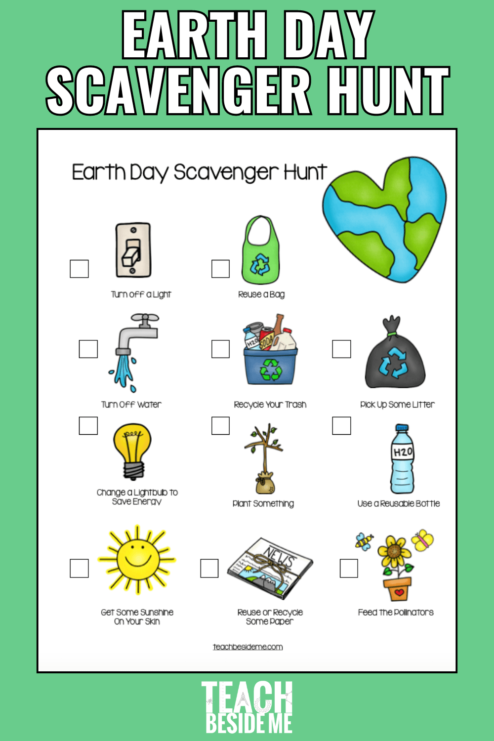 free printable earth day activities for kids
