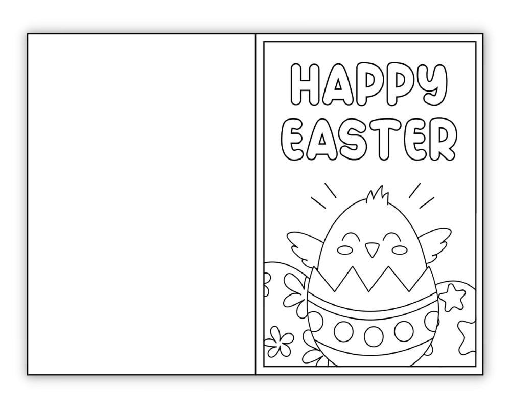 printable easter card for wife
