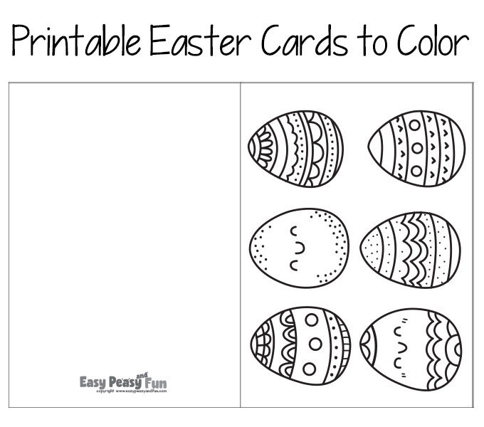 Free Printable Easter Cards To Color Easy Peasy And Fun