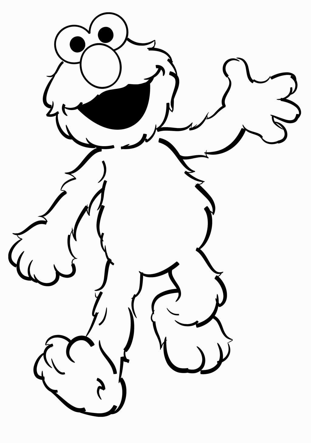 free printable elmo coloring pages