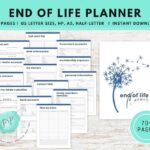 Free Printable End Of Life Planner Template Educational Printable