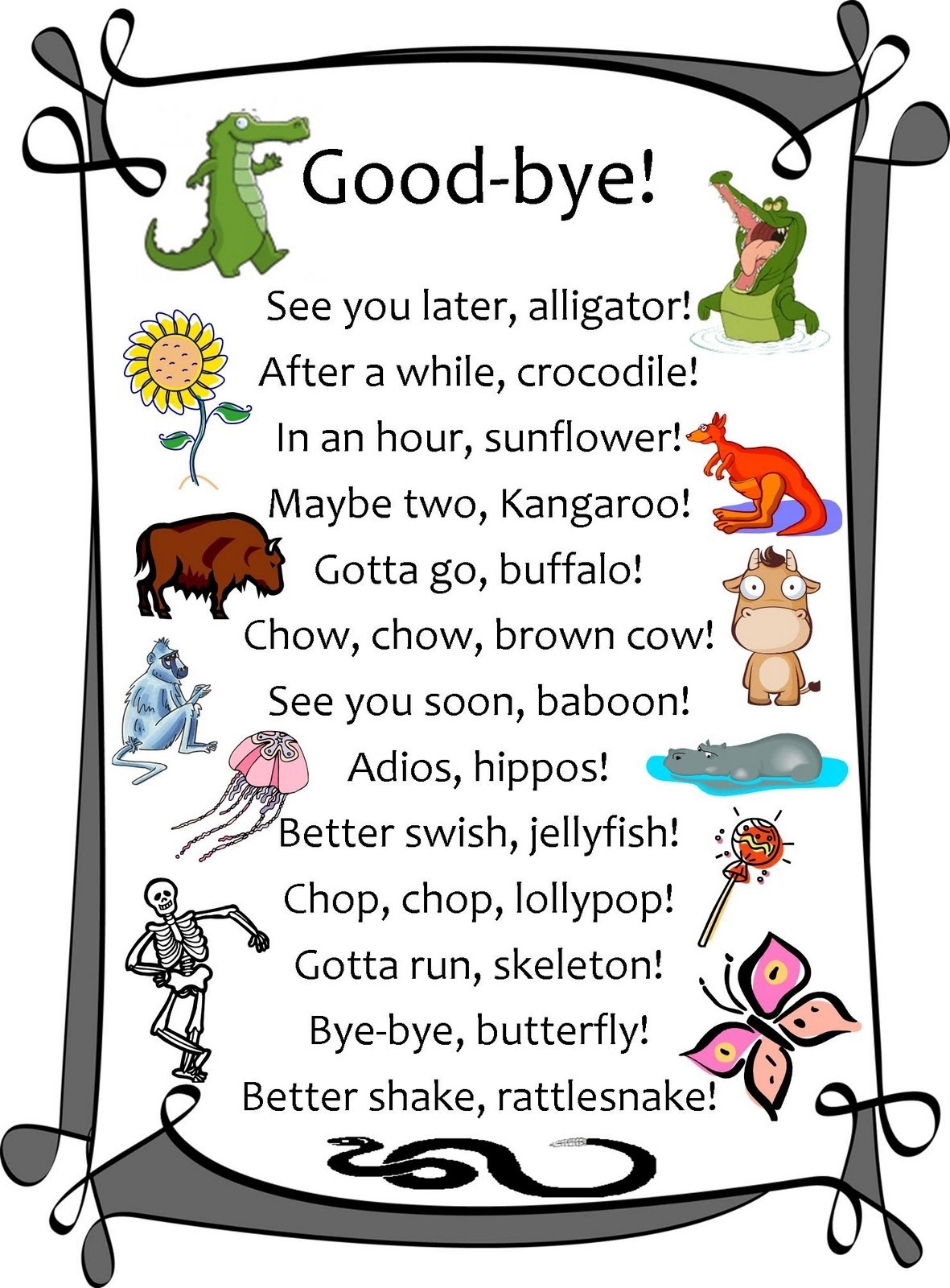 printable farewell card free