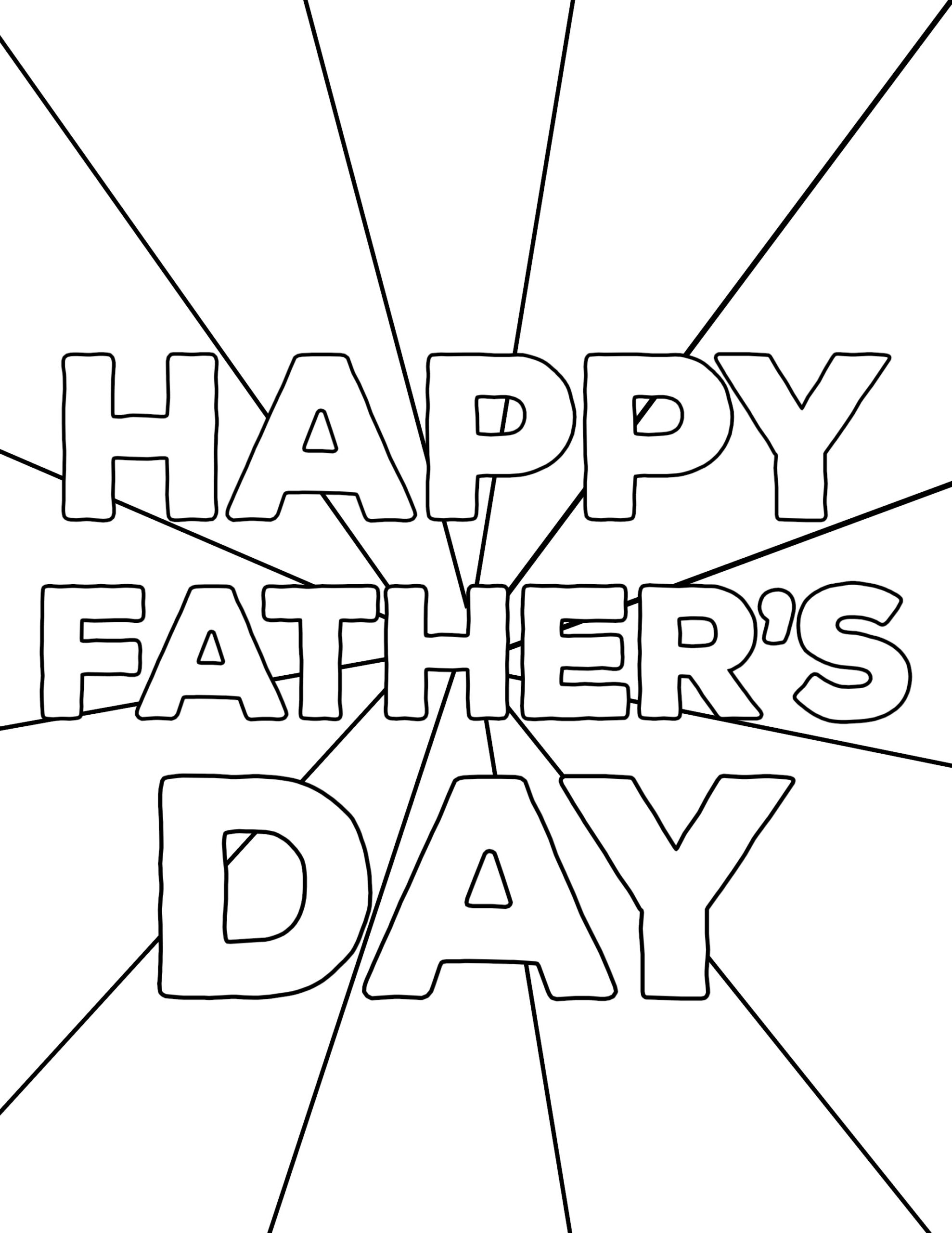 Free Printable Father 39 s Day Cards To Color