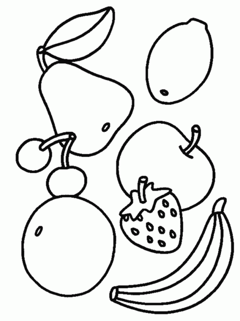 Food Color Pages