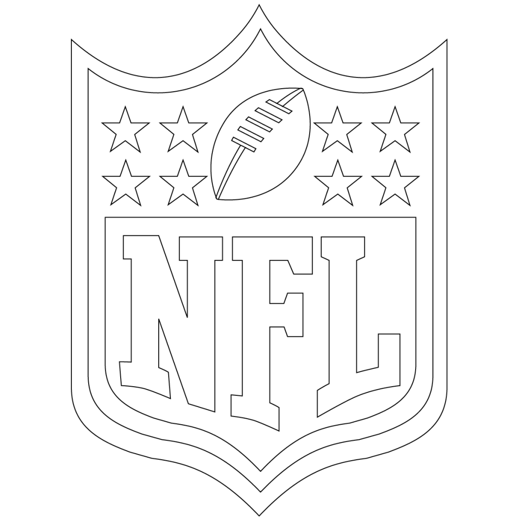 free printable football coloring pages