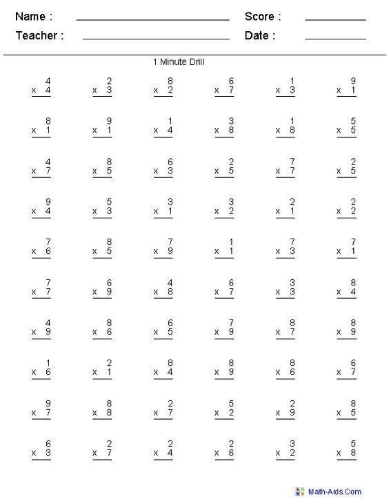 3rd math worksheets pdf
