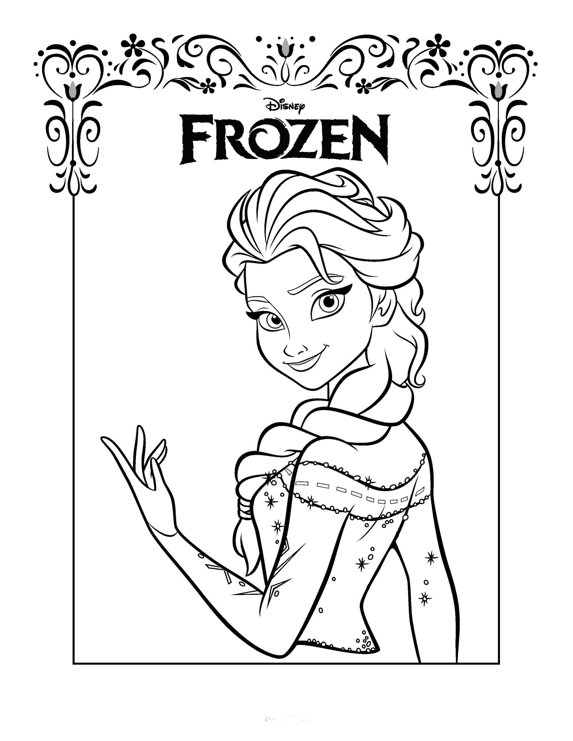 Frozen Coloring Pages