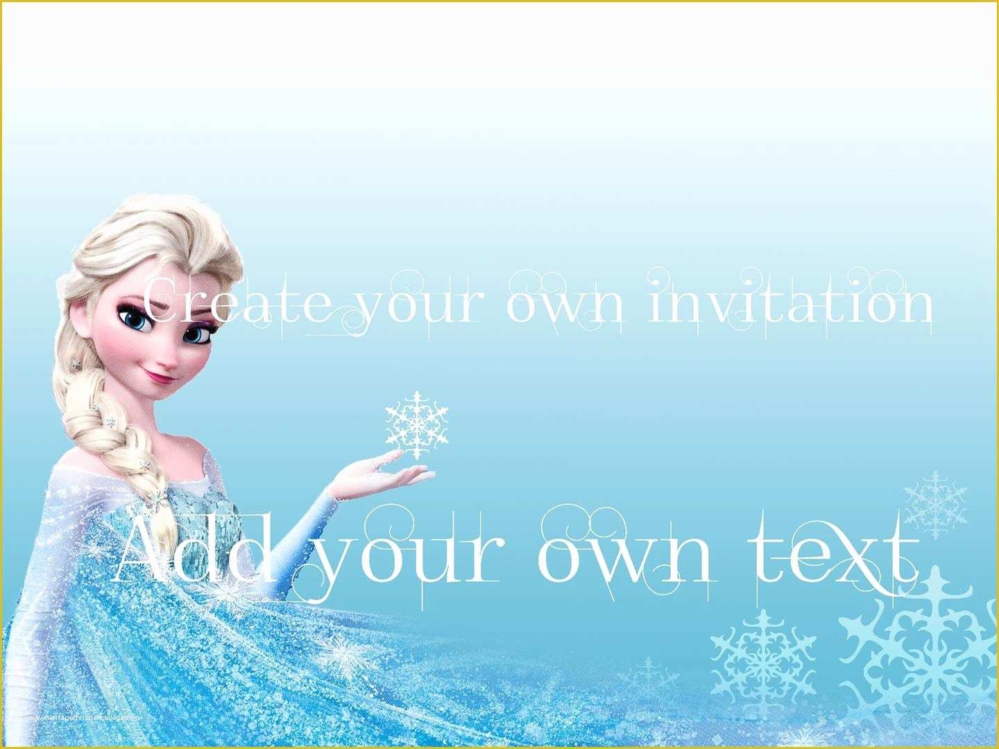 Free Printable Frozen Invitations Templates Of Free Download Frozen