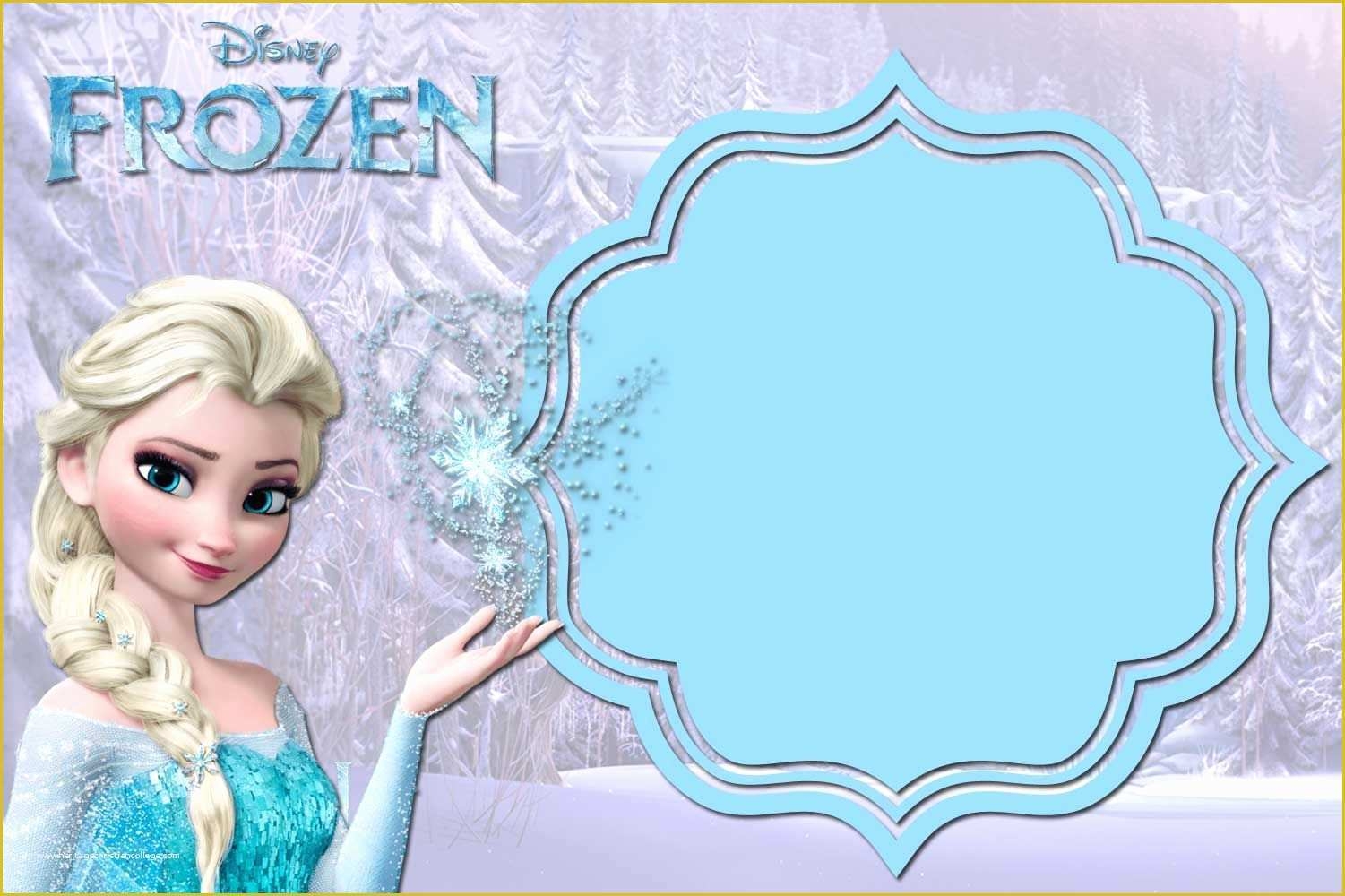 disney frozen invitations templates free
