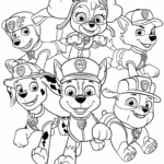 Free Printable Full Size Paw Patrol Coloring Pages Browse Through Our