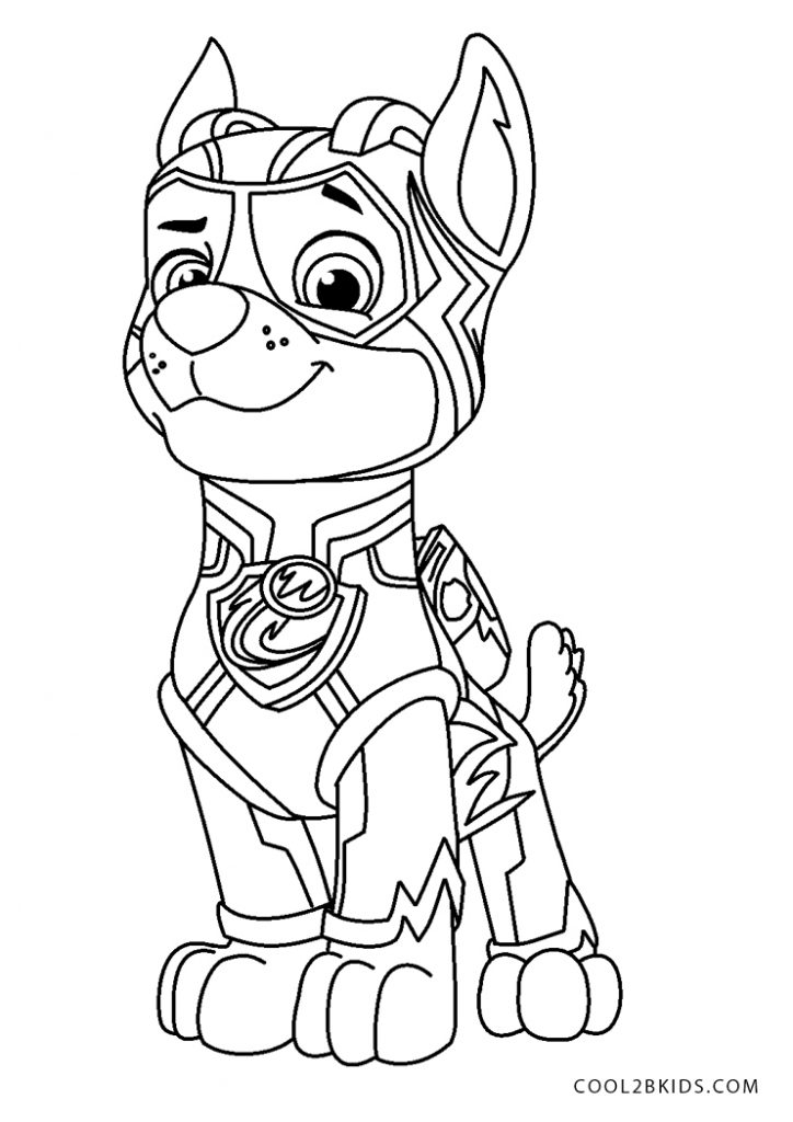 Free Printable Full Size Paw Patrol Coloring Pages