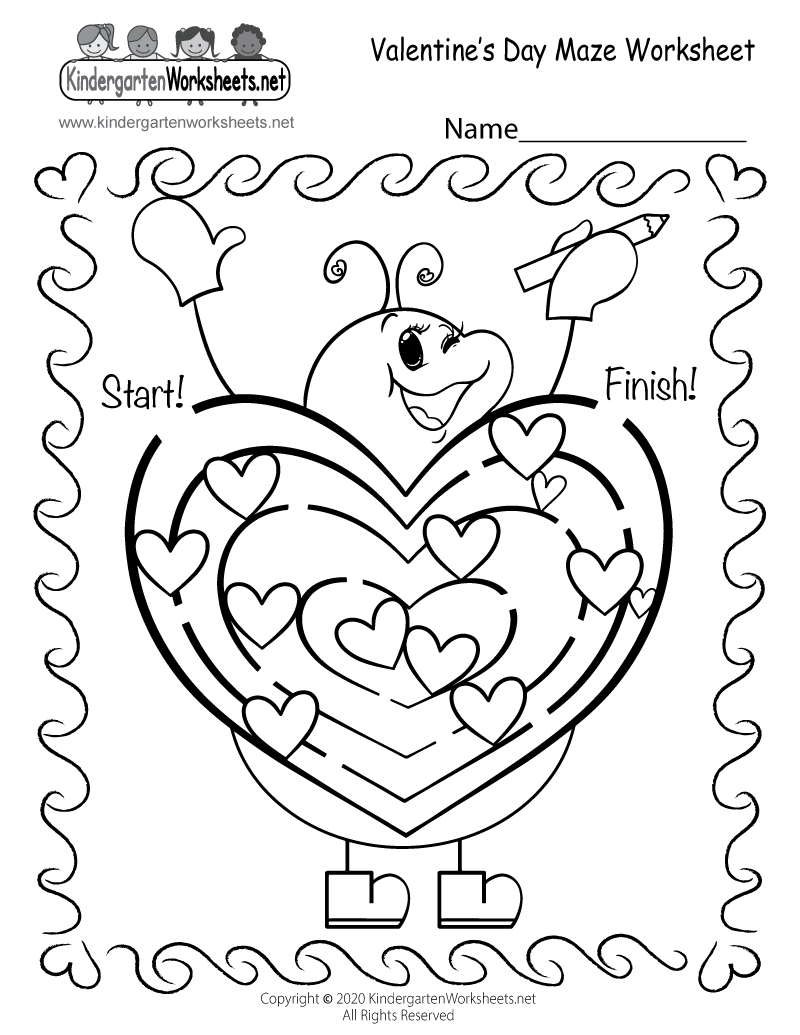 printable maze worksheet