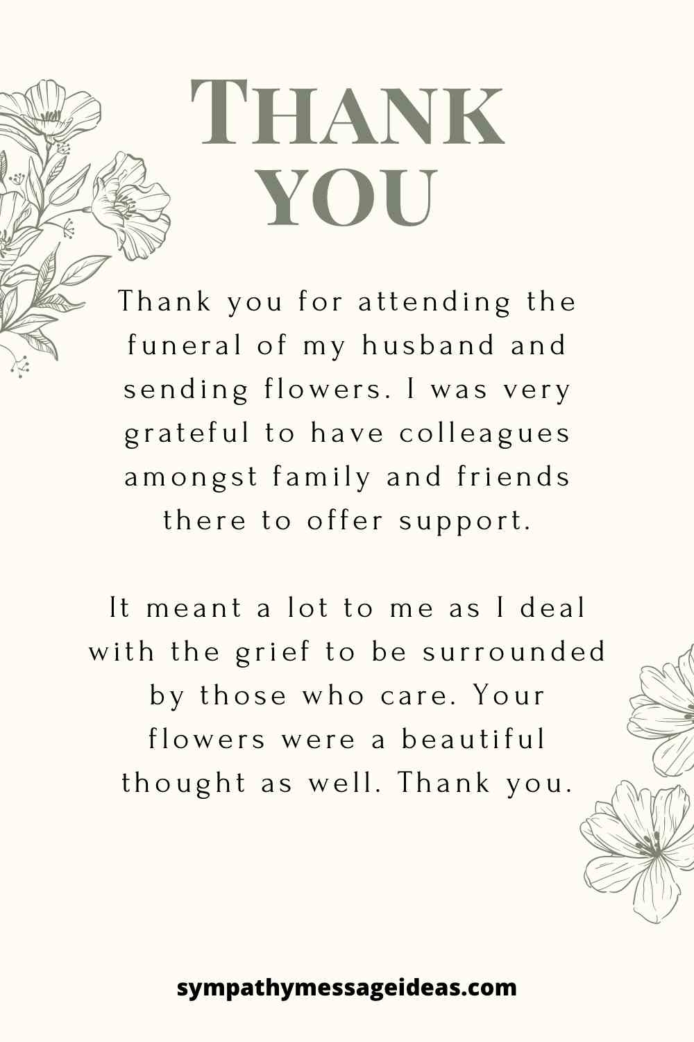 printable funeral thank you card templates