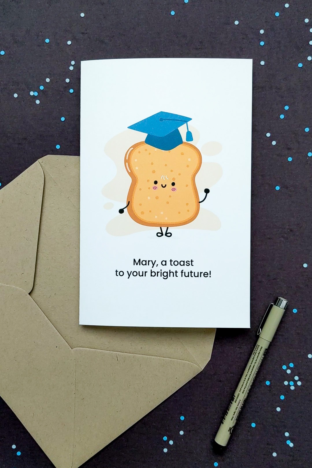 Free Printable Funny Graduation Card To Toast Your Graduate 