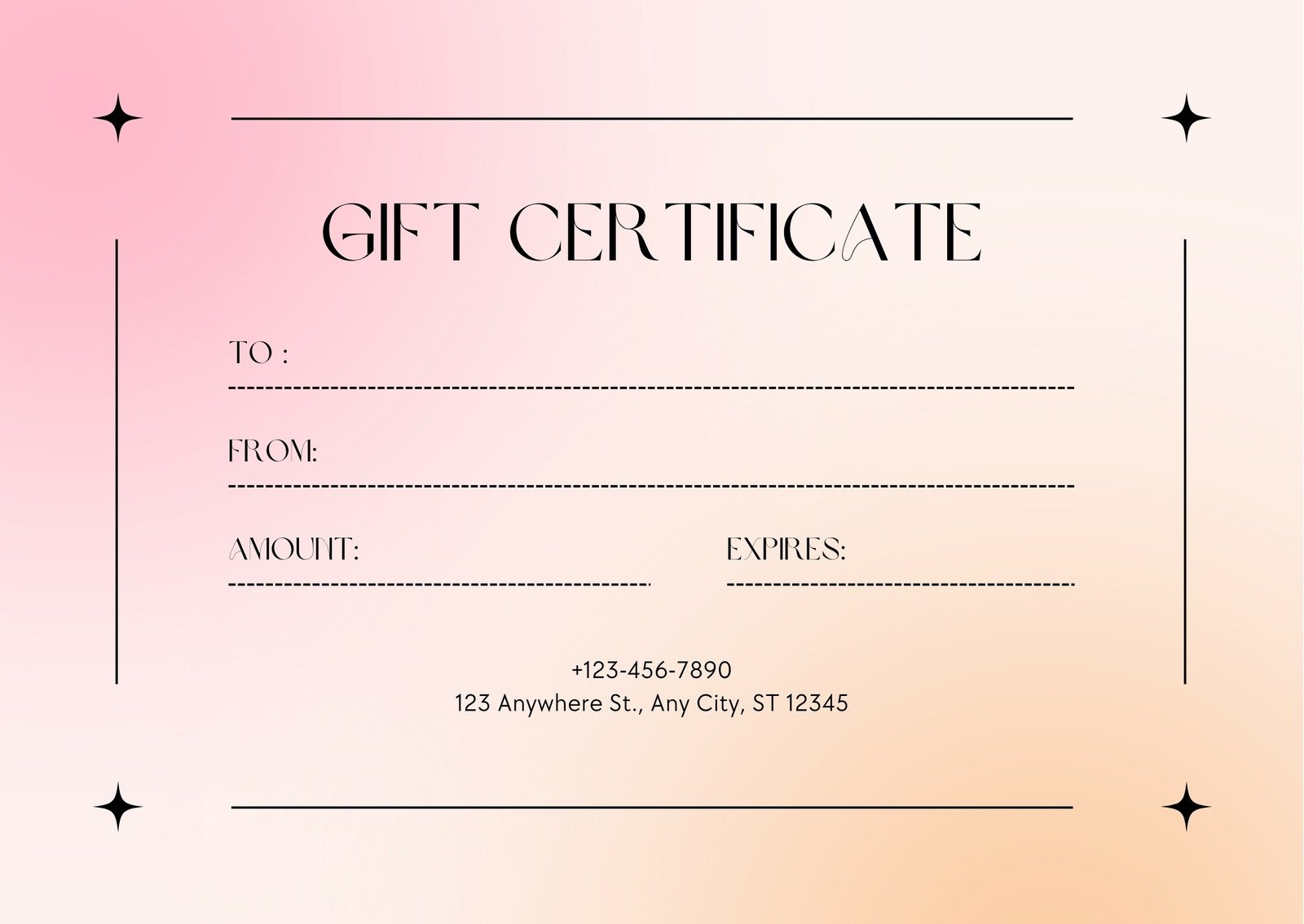 printable e gift card
