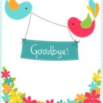 Free Printable Goodbye Cards Printable Cards