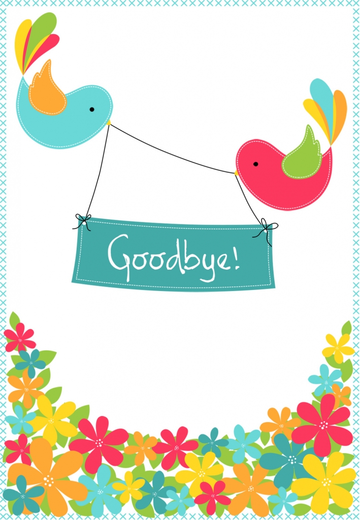 Free Printable Goodbye Cards Printable Cards