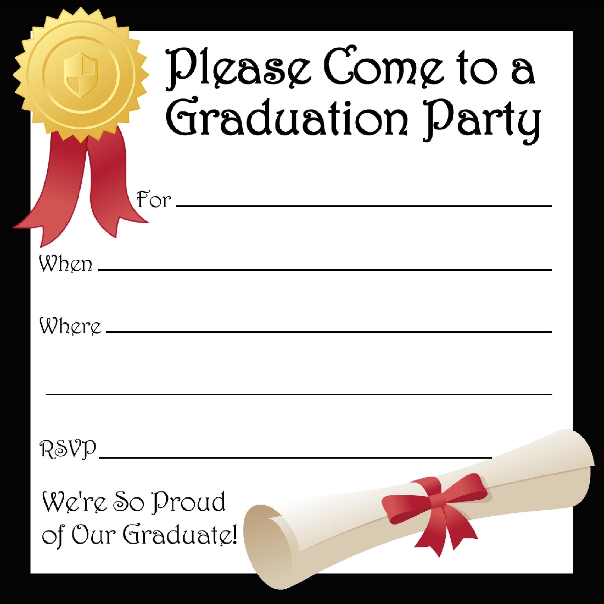 diy graduation invitations templates