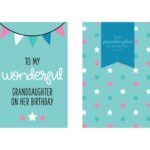 Free Printable Granddaughter Birthday Cards