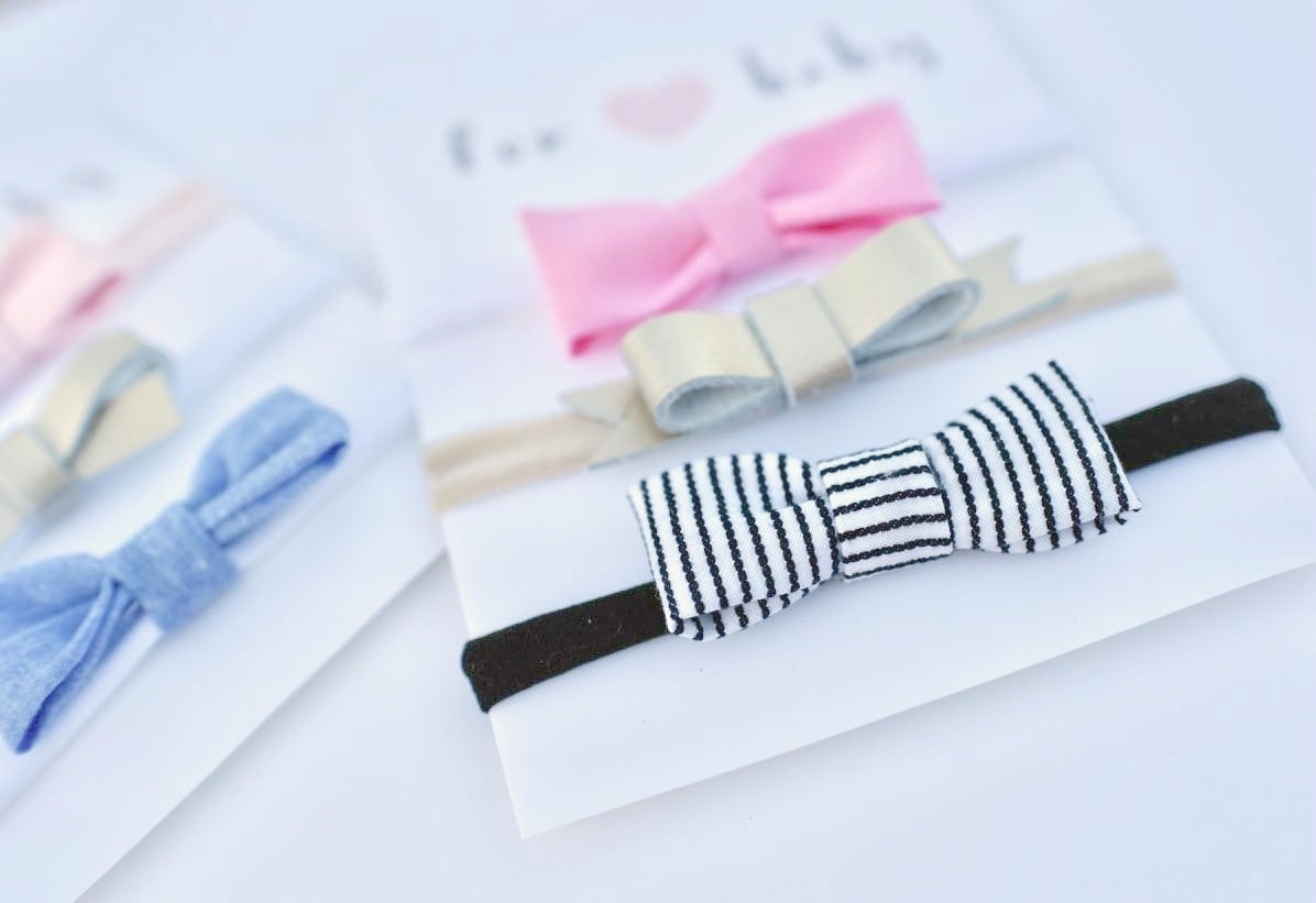 printable hair bow display cards