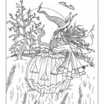 Free Printable Halloween Coloring Pages Adults Coloring Home