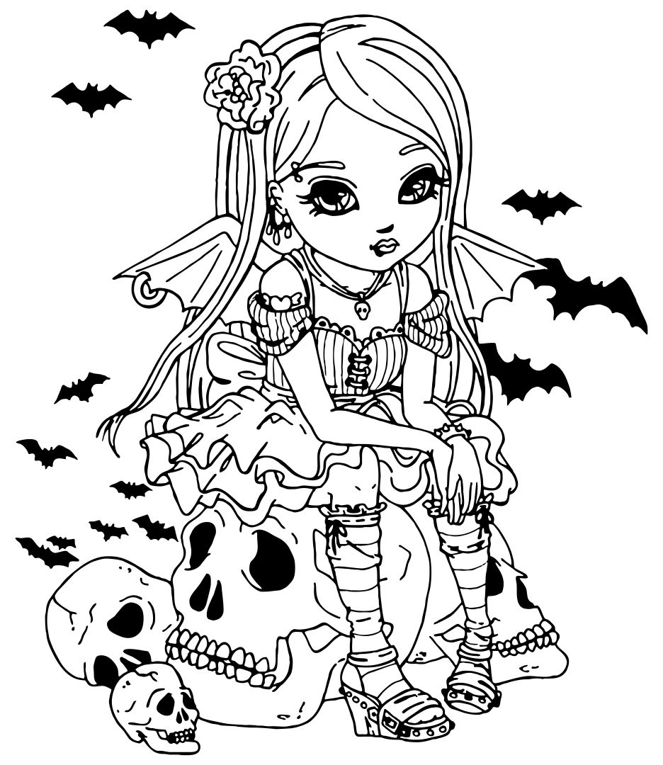 free printable halloween coloring pages adults