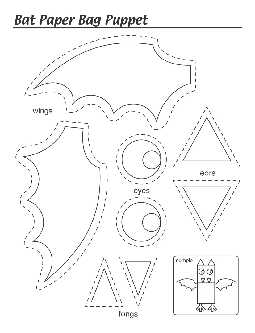halloween crafts printable pdf free