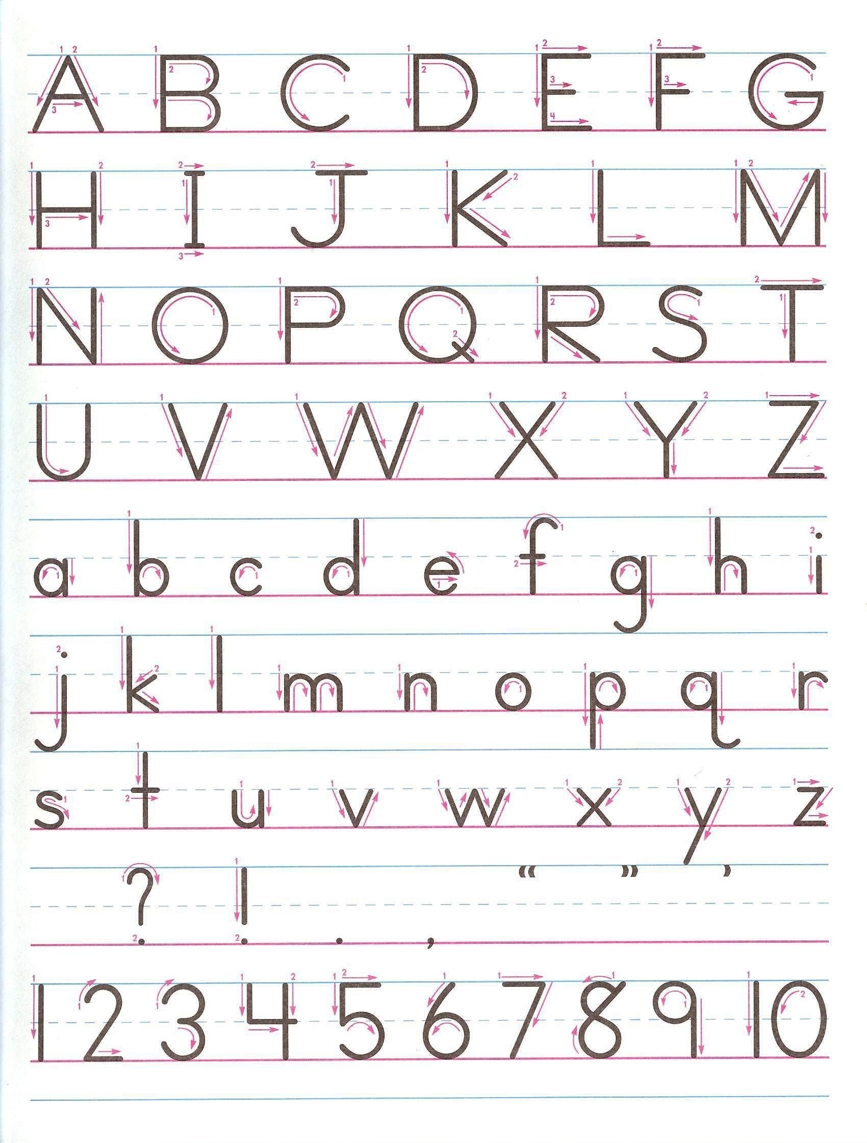 Free Printable Handwriting Without Tears Worksheets Printable Worksheets