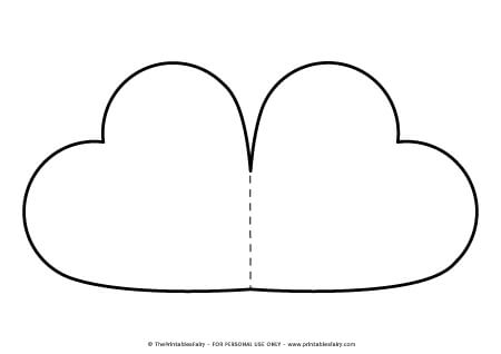 Free Printable Heart Templates The Printables Fairy Worksheets Library