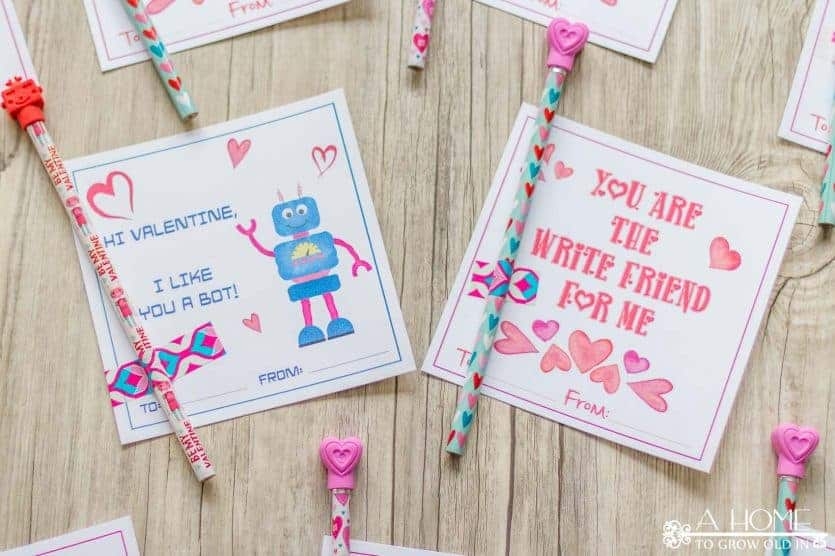 printable heart valentine cards