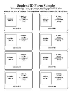 Free Printable Id Cards Templates Forms Fillable Printable 