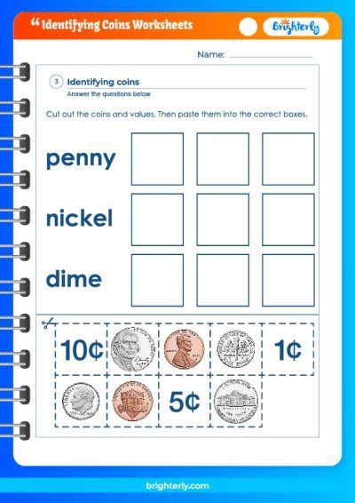 coins worksheets