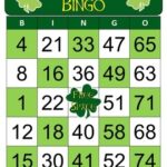 Free Printable Irish Bingo Cards Printable Bingo Cards