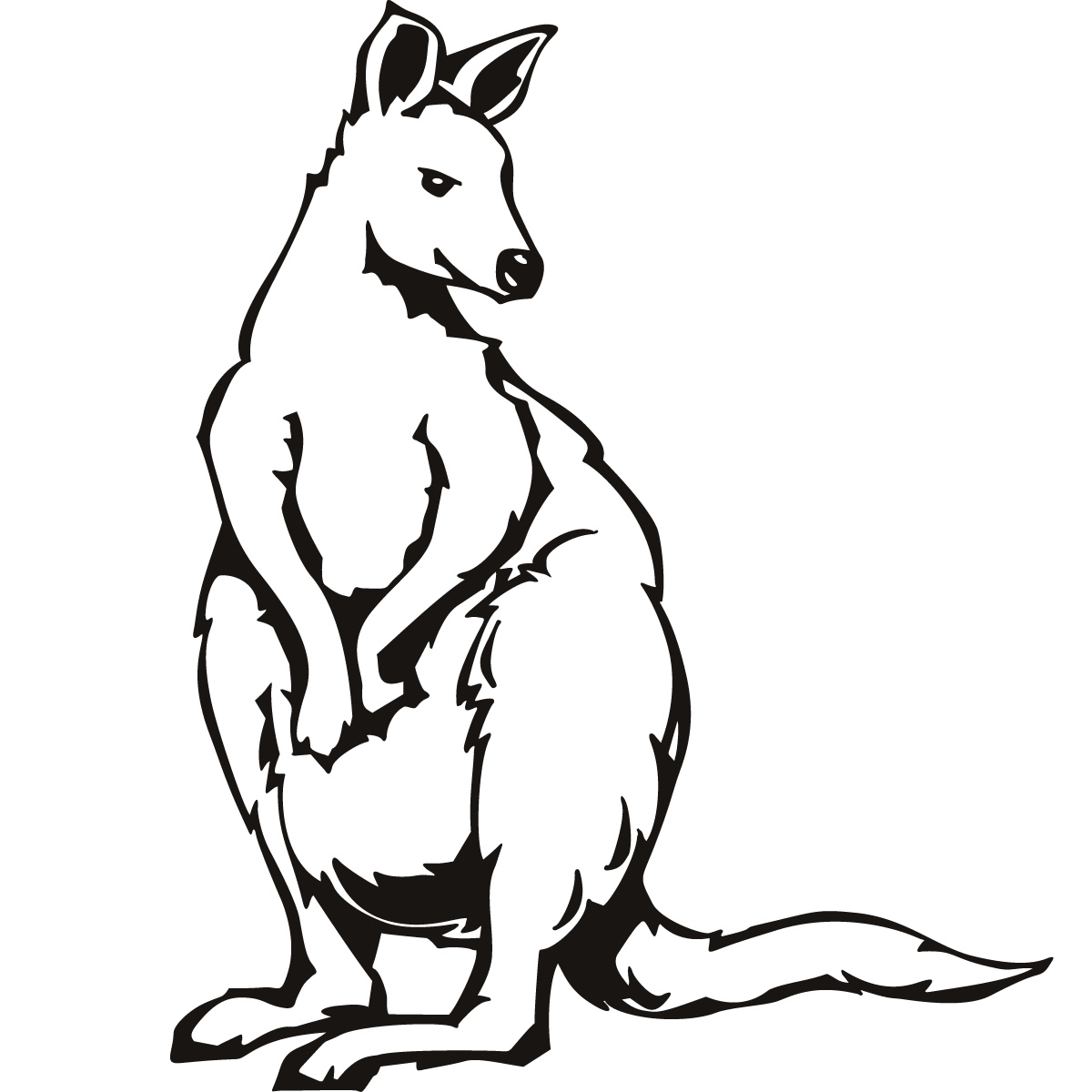 Kangaroo Coloring Pages