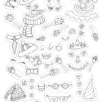 Free Printable Kids Activity Make A Snowman Print Cut Paste Craft