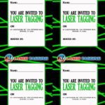 Free Printable Laser Tag Invitation Template Printable Templates