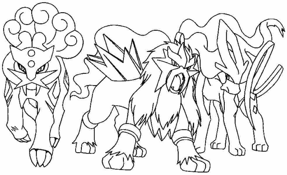 Free Printable Legendary Pokemon Coloring Pages Coloring Home