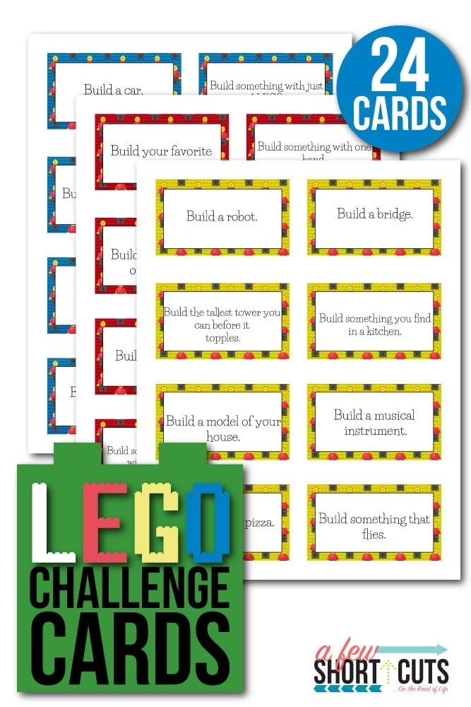 FREE Printable LEGO Challenge Cards A Few Shortcuts