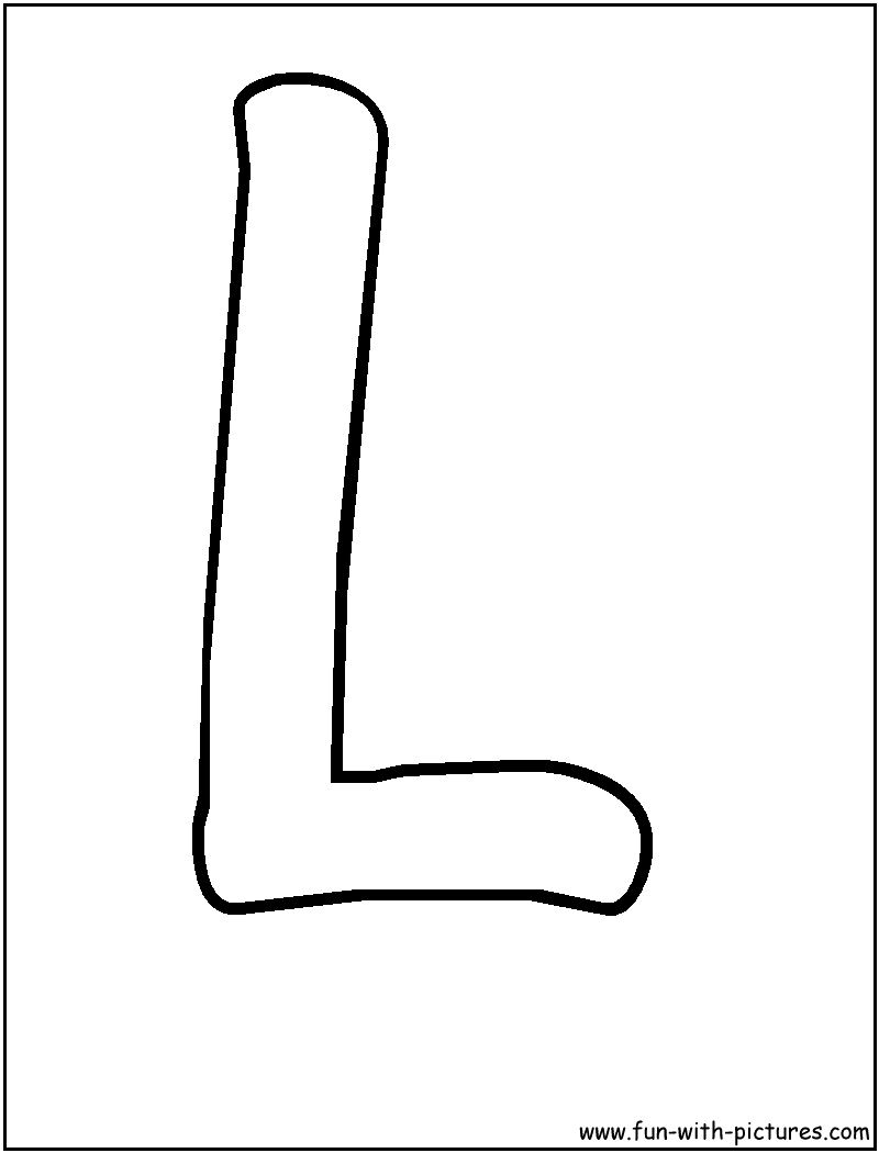 Letter L Coloring Pages