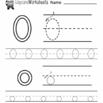 Free Printable Letter O Alphabet Learning Worksheet For Preschool