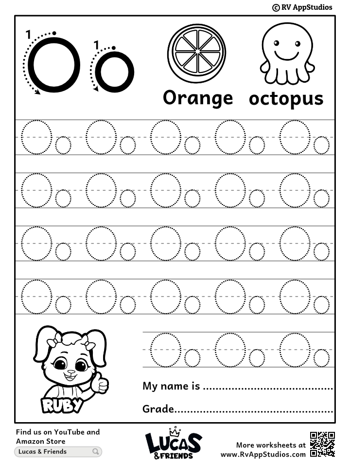 printable letter a worksheets