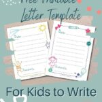 FREE Printable Letter Template For Kids To Write Letters Printable