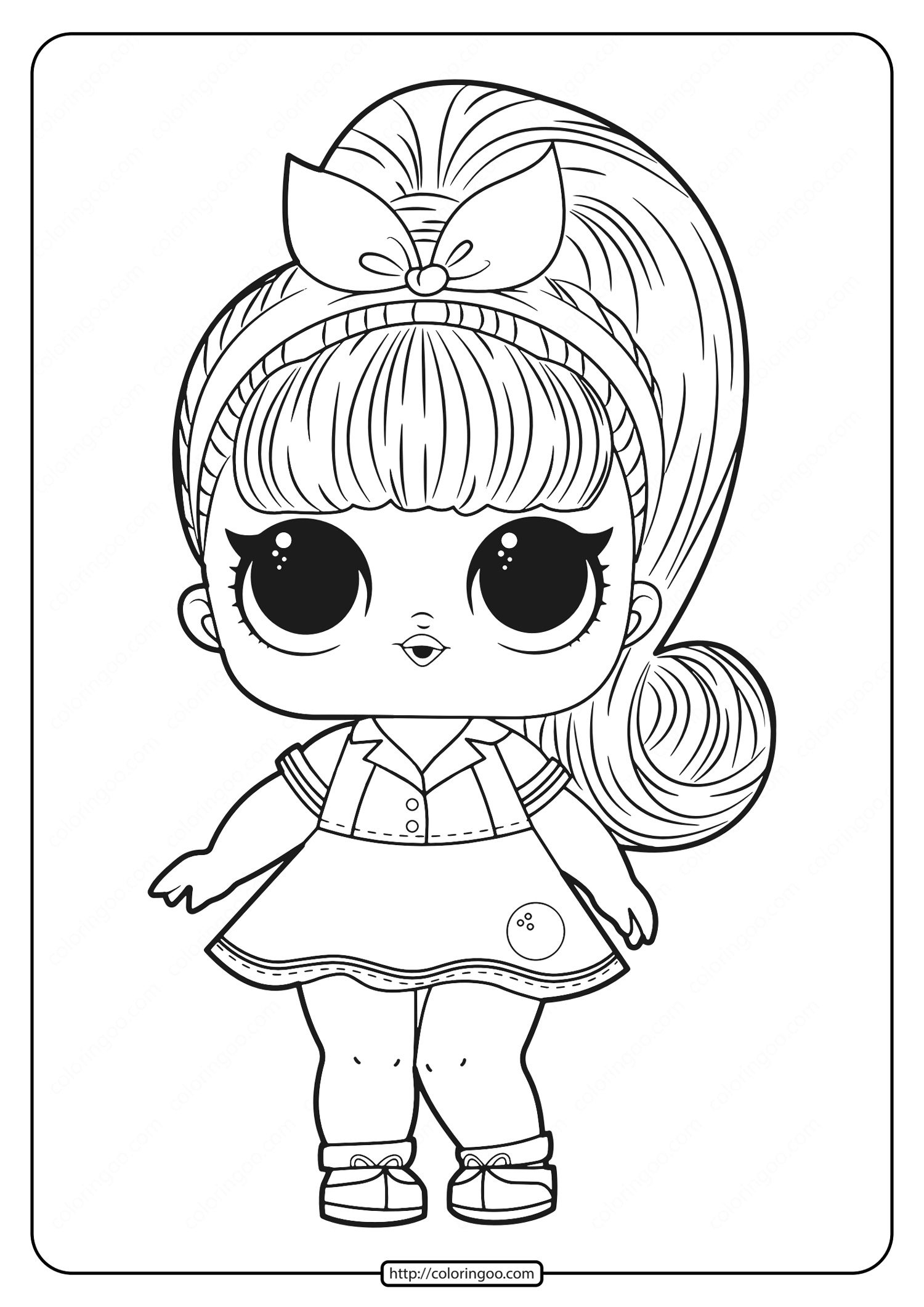 Coloring Pages Dolls