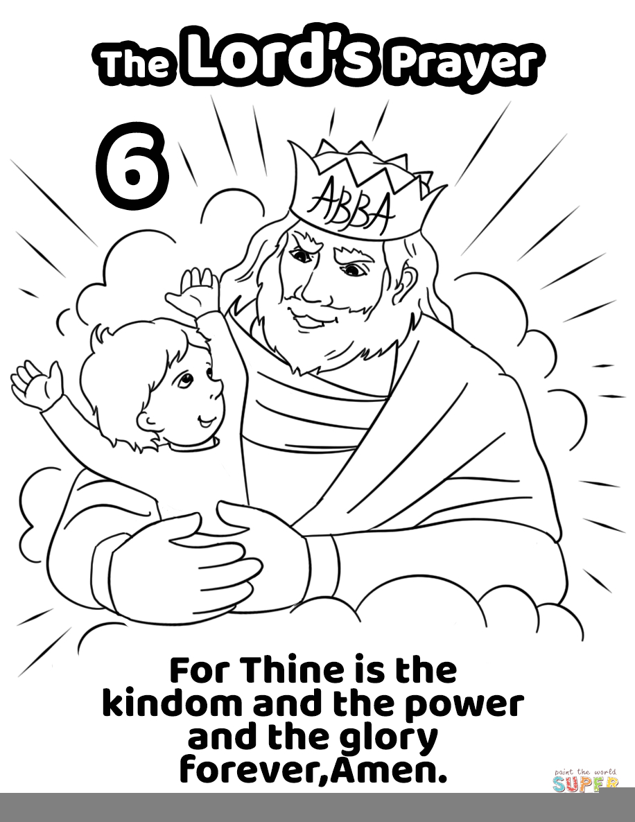 Free Printable Lord 39 s Prayer Coloring Pages Free Printable