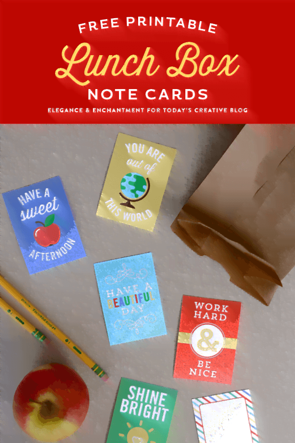 Free Printable Lunch Box Note Cards Today 39 s Creative Life