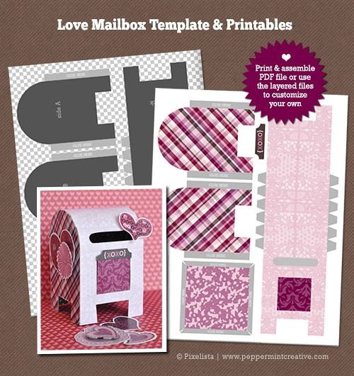 Free Printable Mailbox Template Printable Templates Free