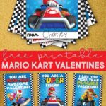 Free Printable Mario Kart Valentines Valentines Printables Free Kids