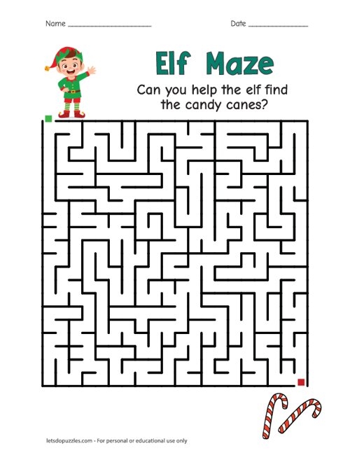 Free Printable Maze Worksheet 1 Student Handouts 57 OFF
